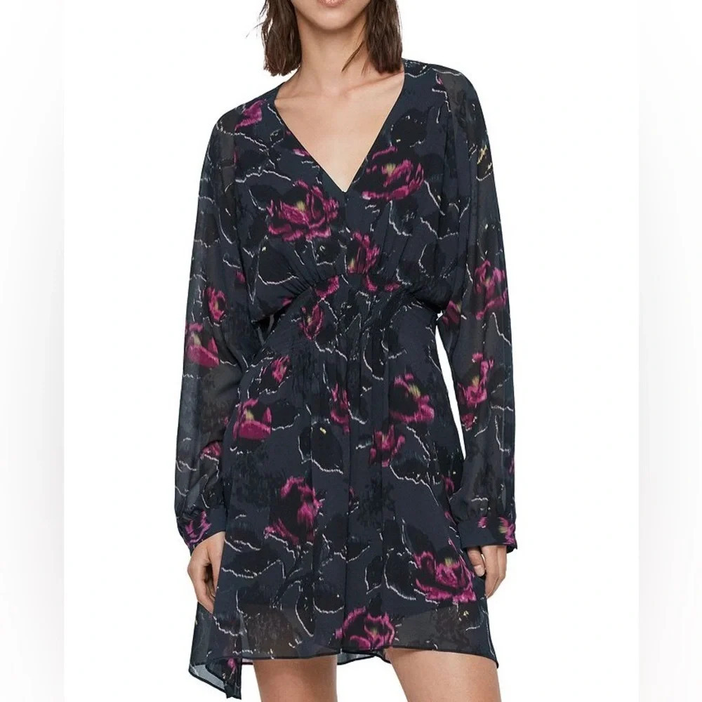 all saints nichola Rosalyn floral dress